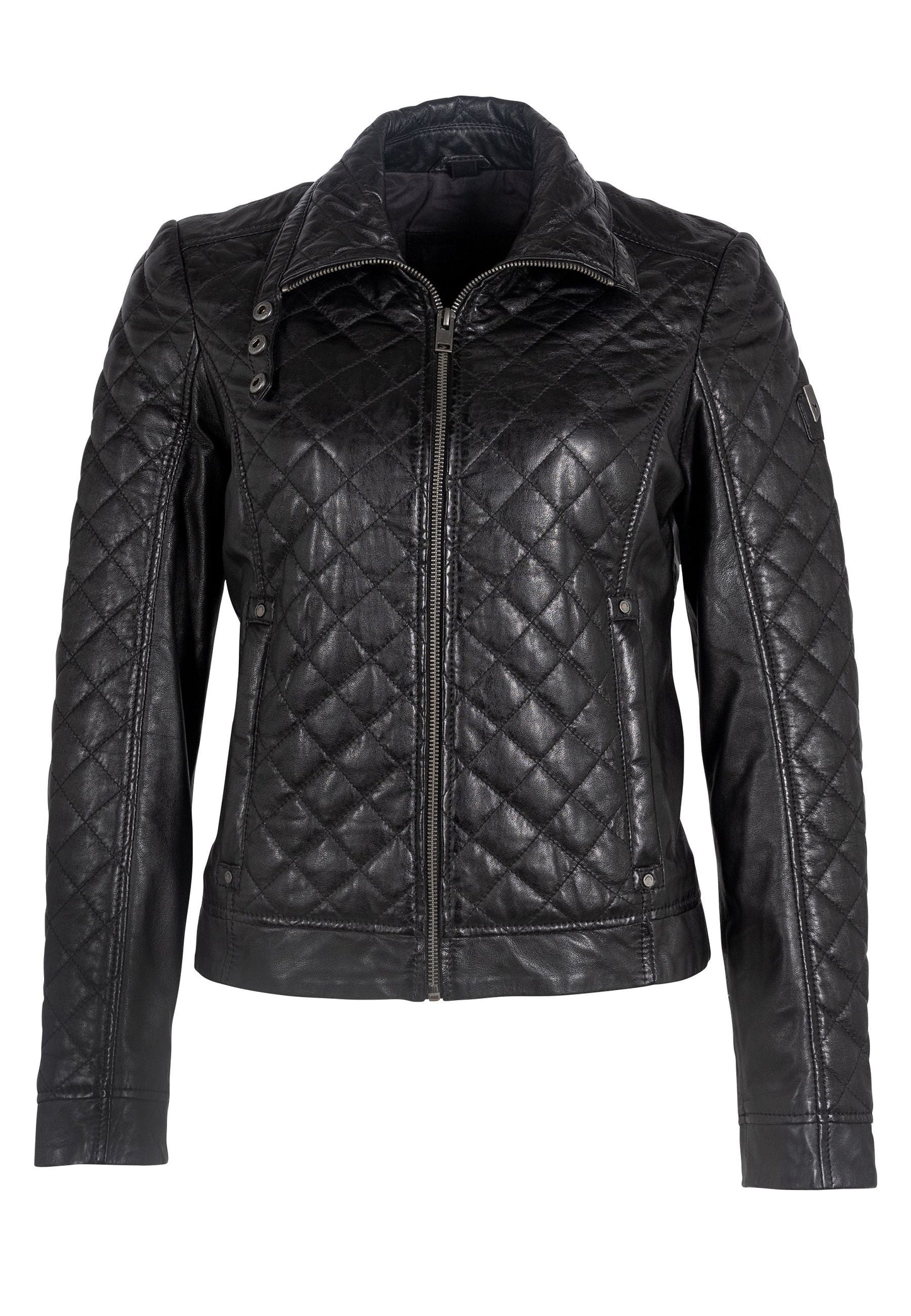 Breana CF Leather Jacket, Black