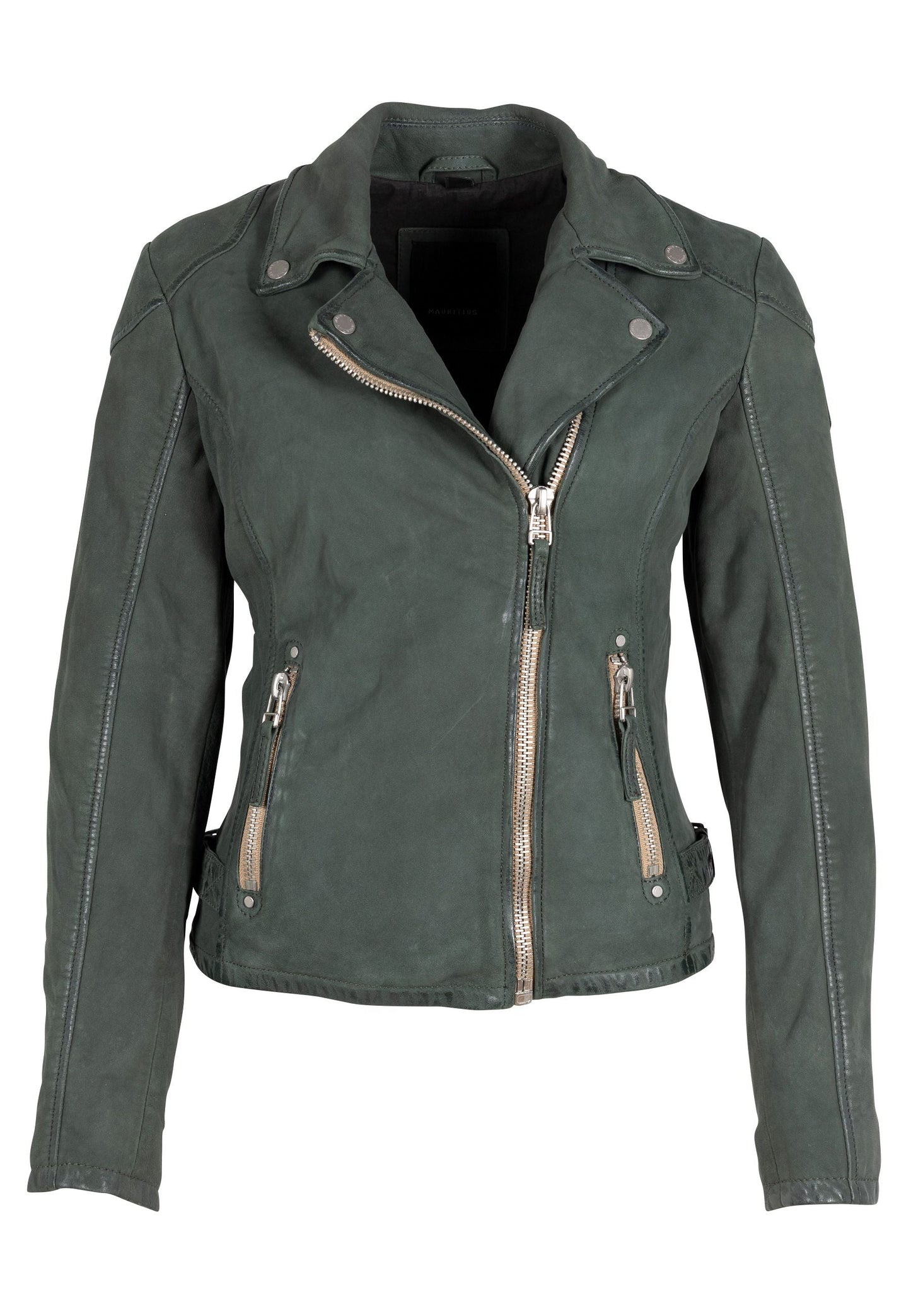 Karyn RF Leather Jacket, Sage