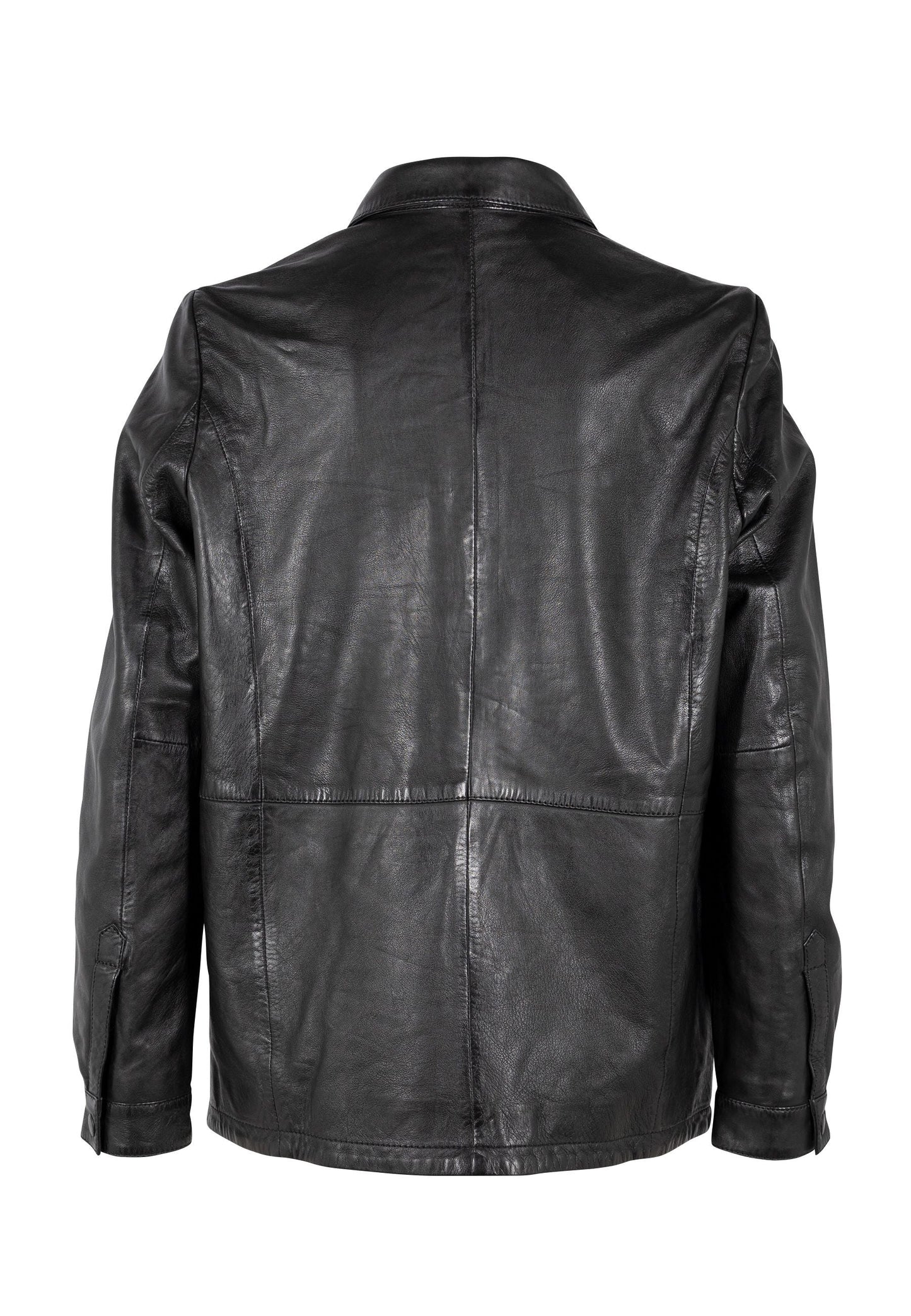 Ofilia RF Leather Jacket, Black