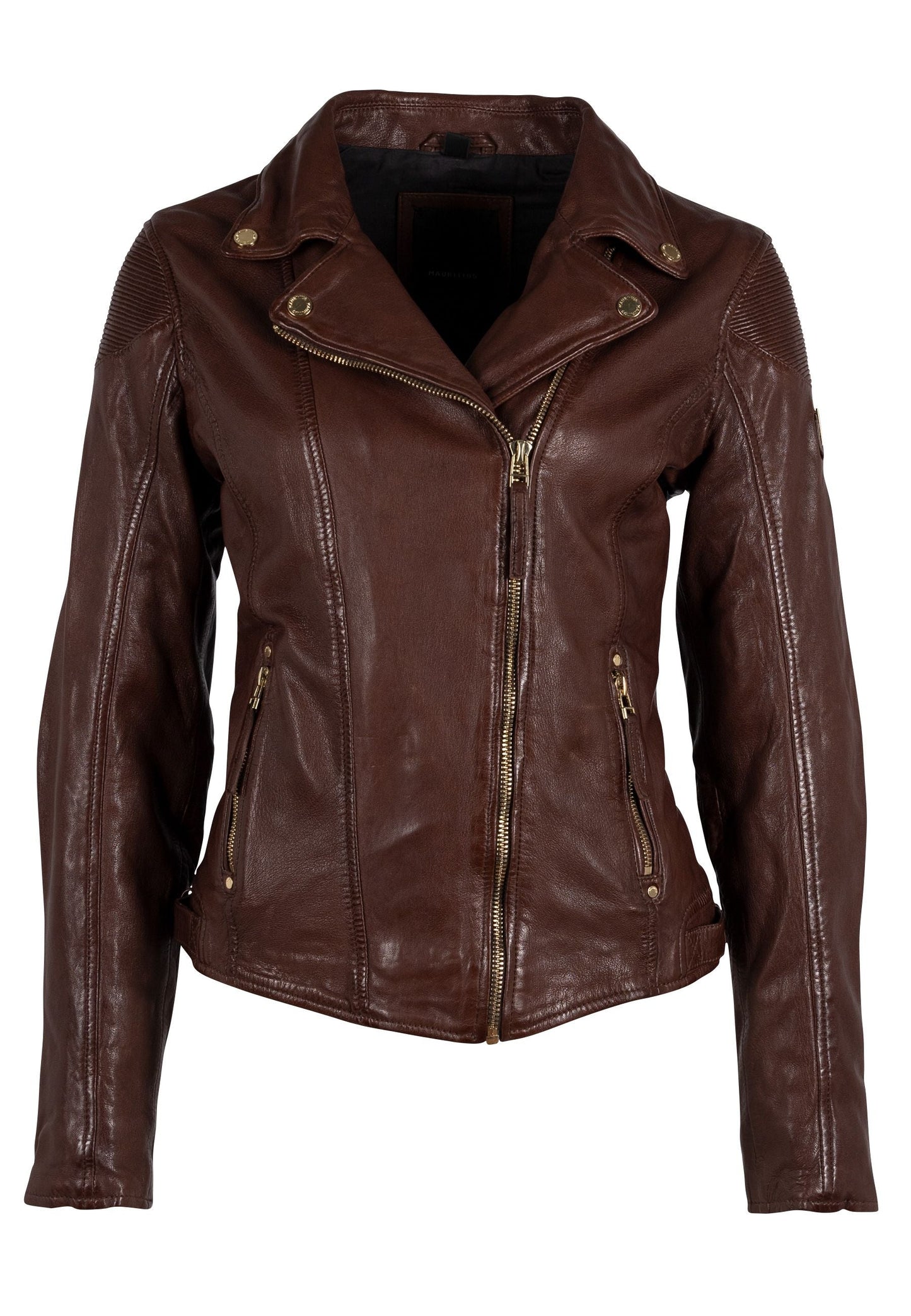 Raizel RF Leather Jacket, Cappuccino