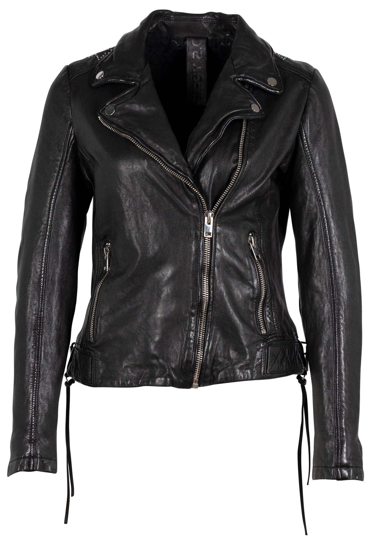 Wani RF Leather Jacket, Black