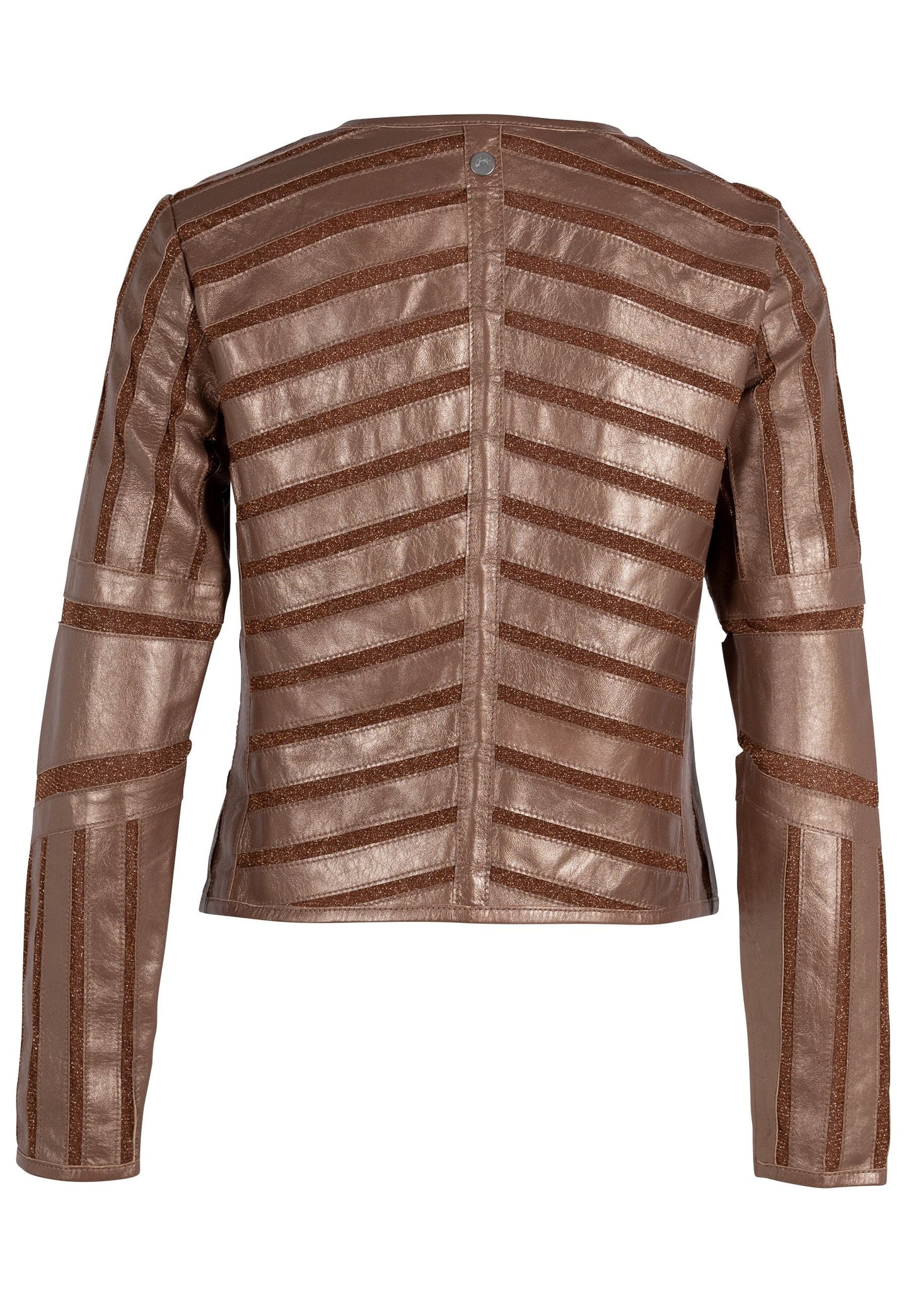 Yula RF Leather Jacket, Copper