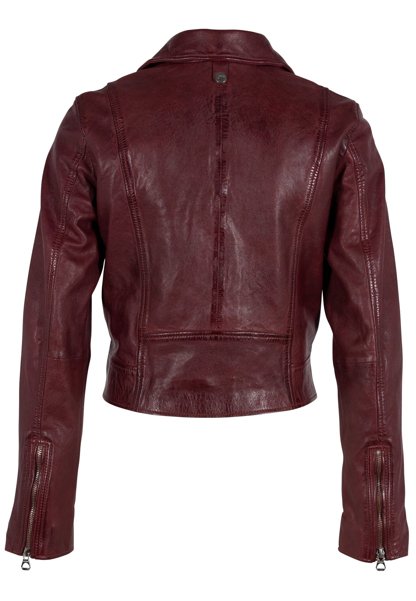 Julene RF Leather Jacket, Wine