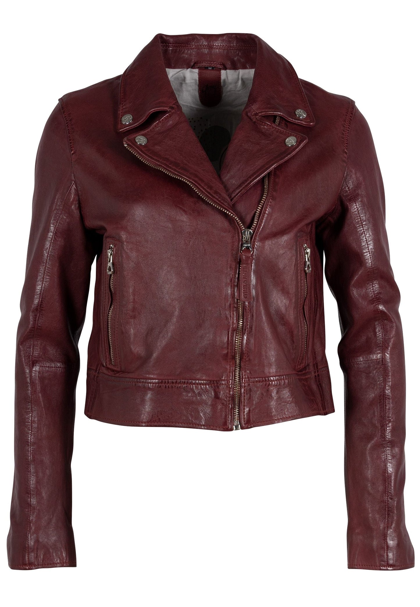 Julene RF Leather Jacket, Wine