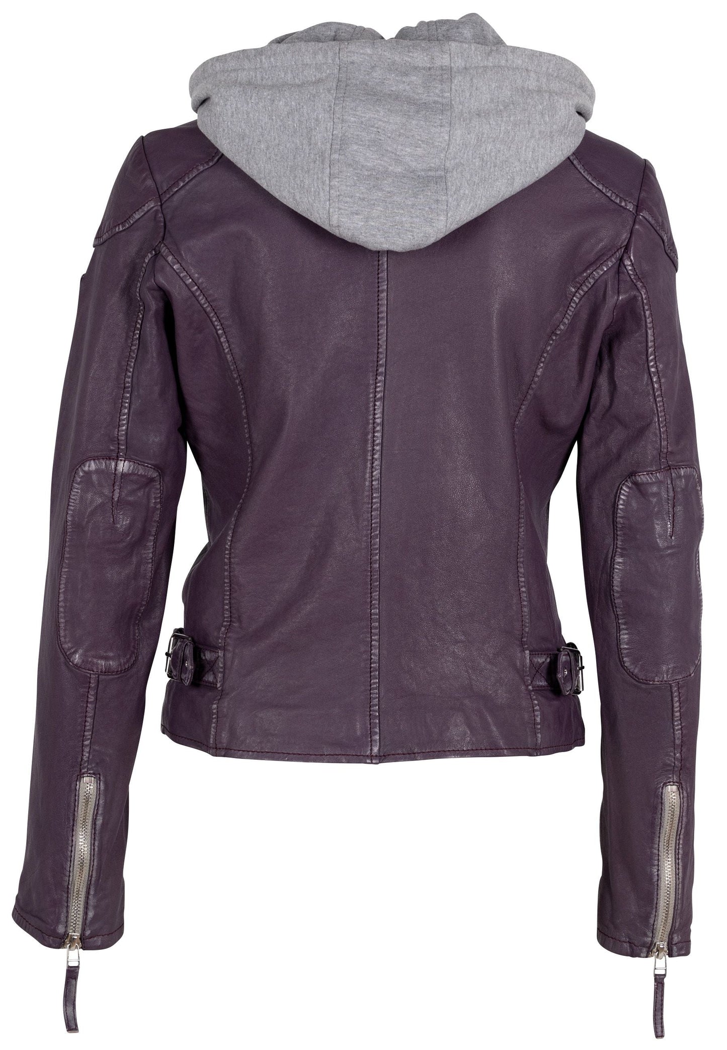 Finja RF Leather Jacket, Purple