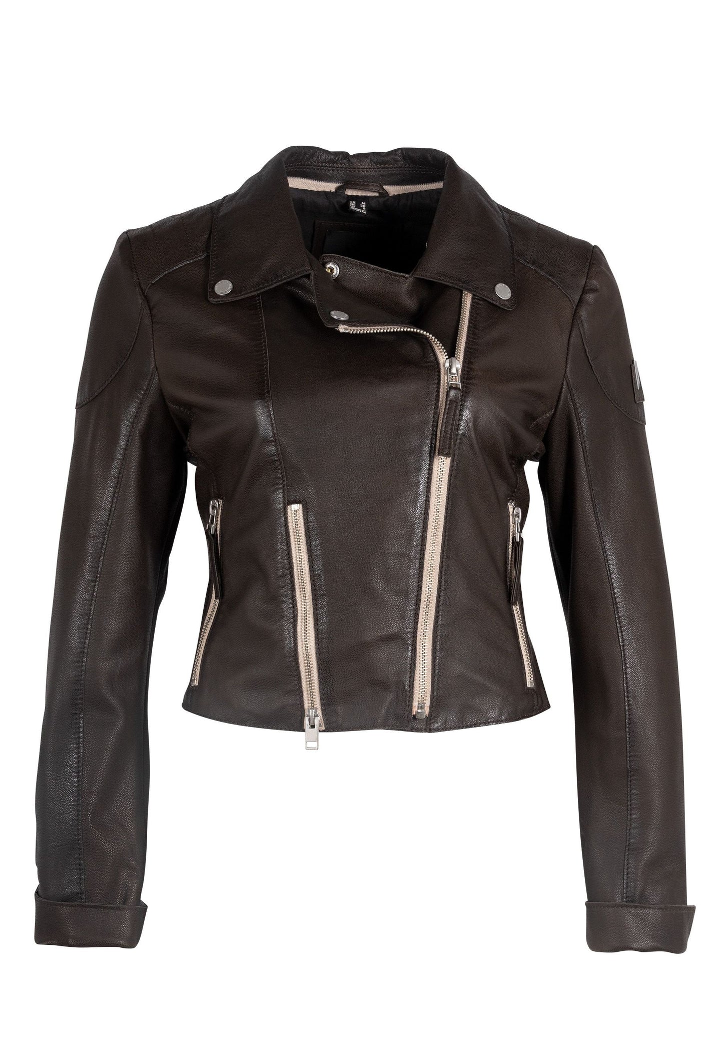 Reanon RF Leather Jacket, Brown