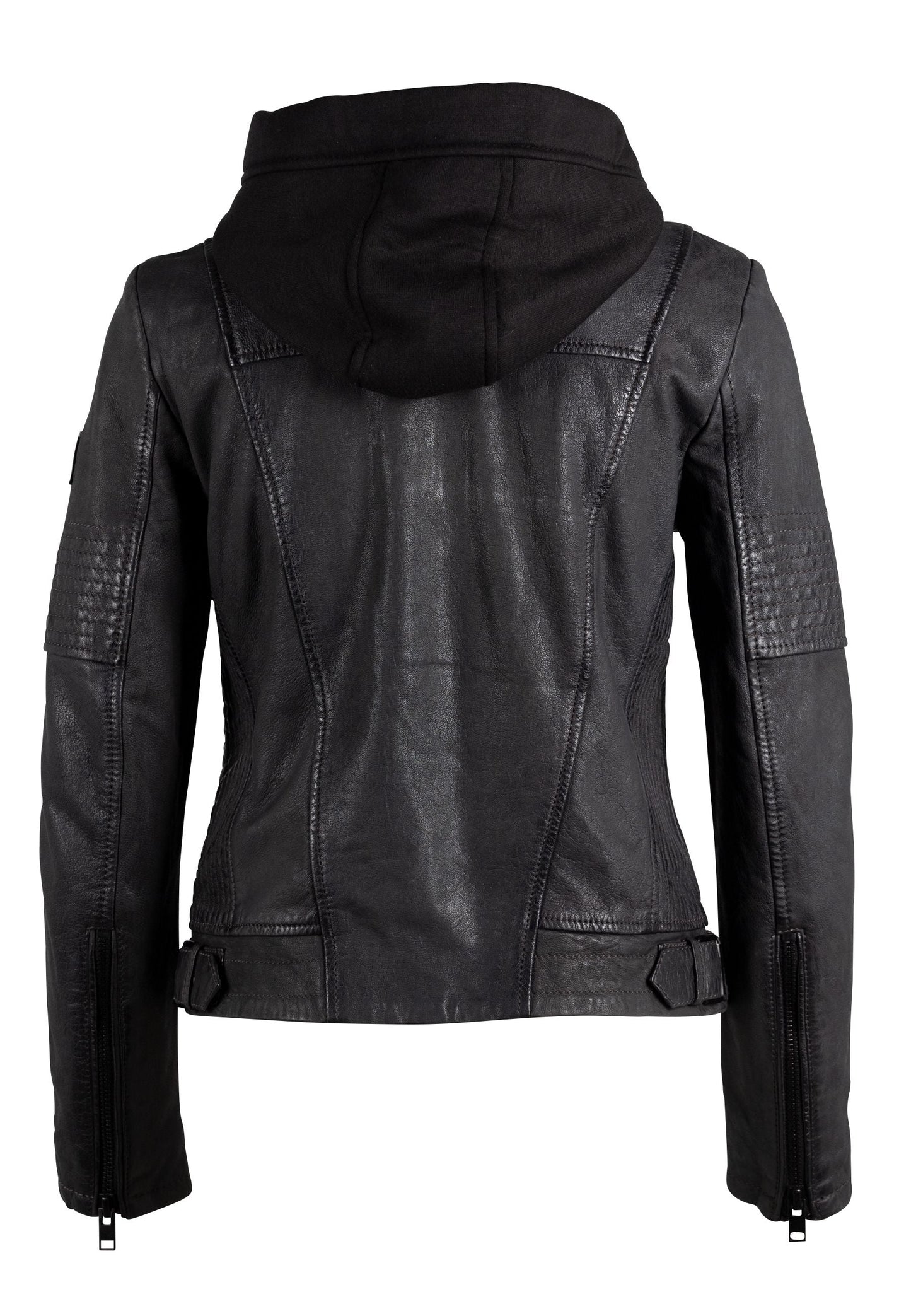 Jadyn RF Leather Jacket, Grey