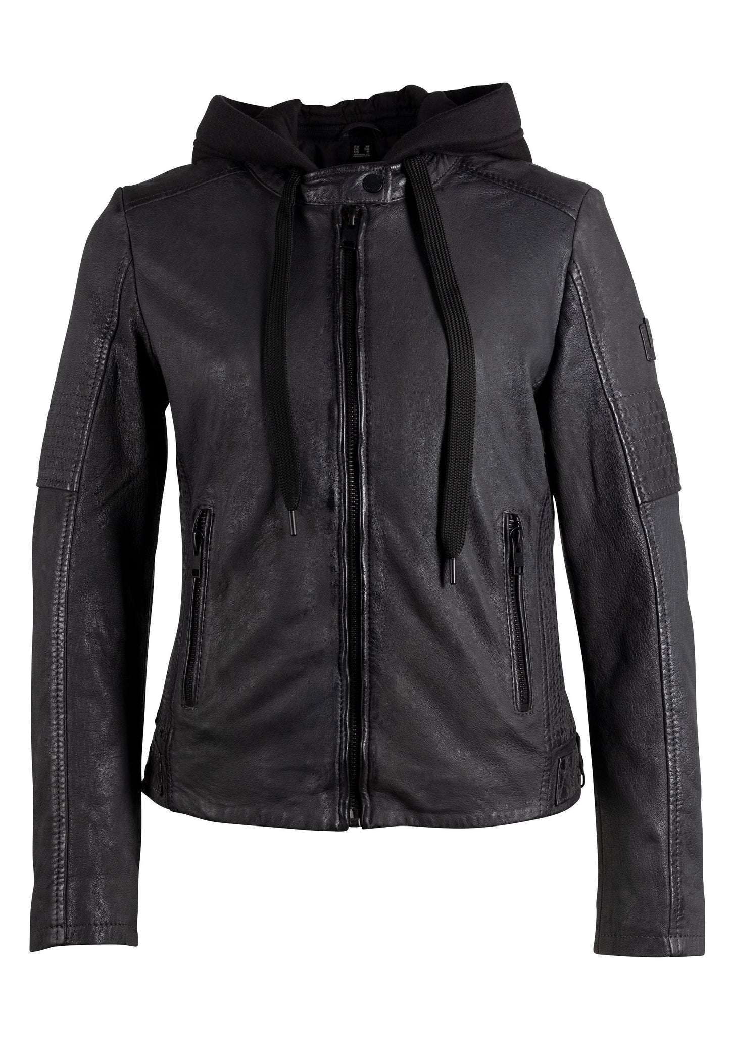 Jadyn RF Leather Jacket, Grey