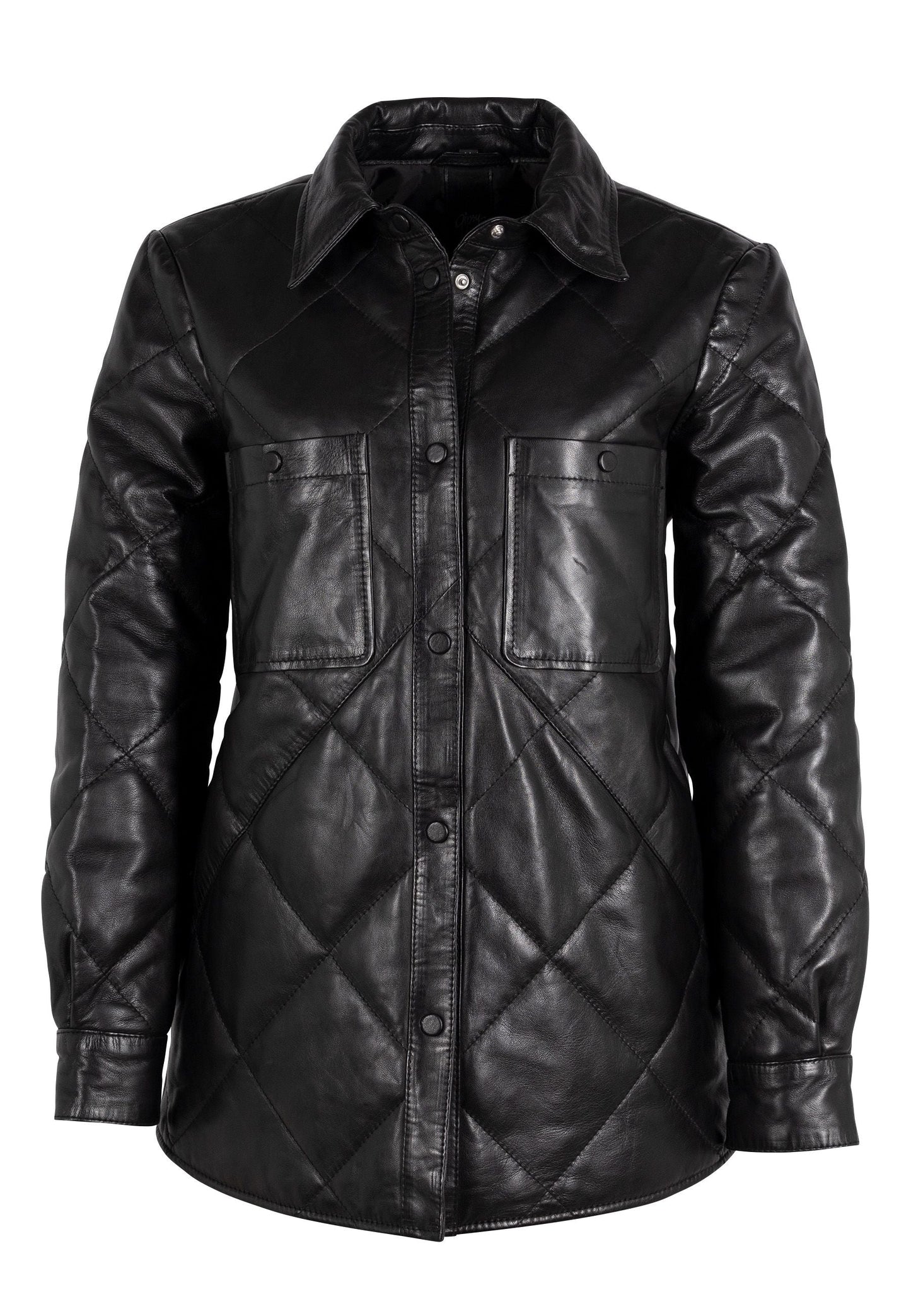 Oliah CF Leather Jacket, Black