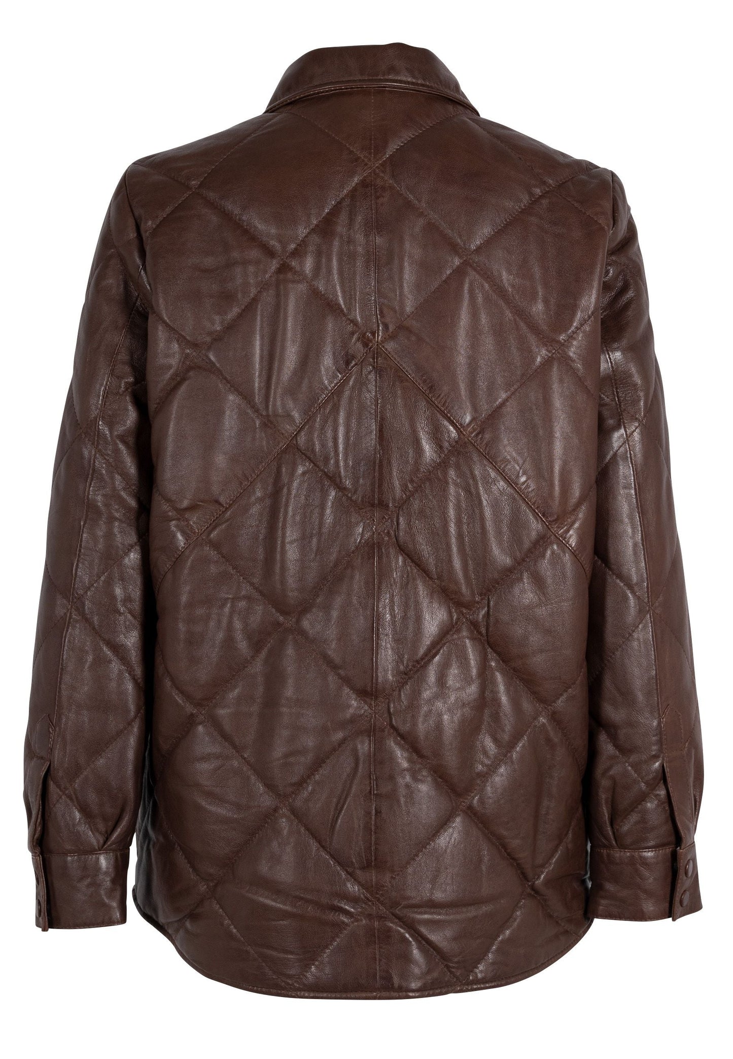 Oliah CF Leather Jacket, Cappuccino