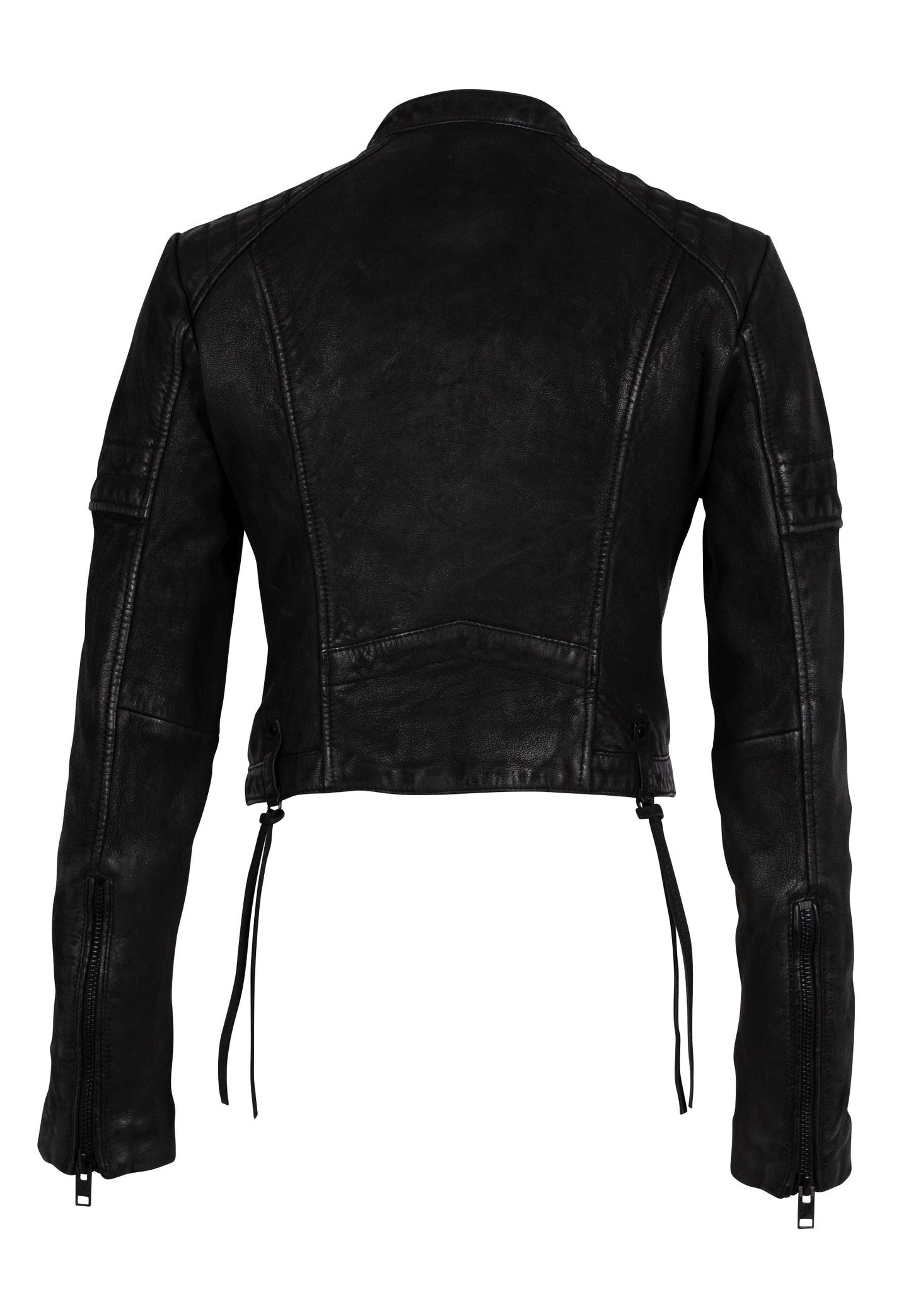 Amyna RF Leather Jacket, Black