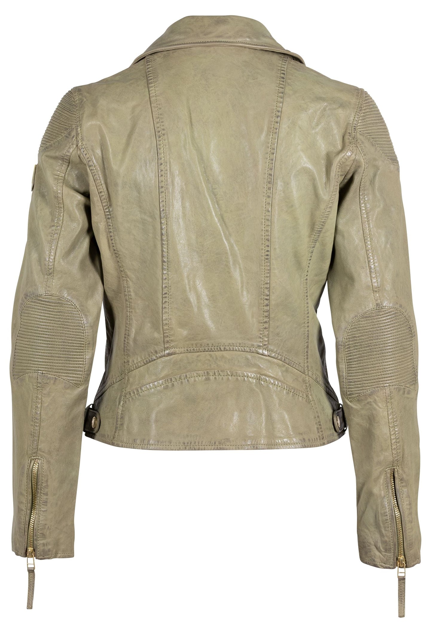 Raizel RF Leather Jacket, Sage