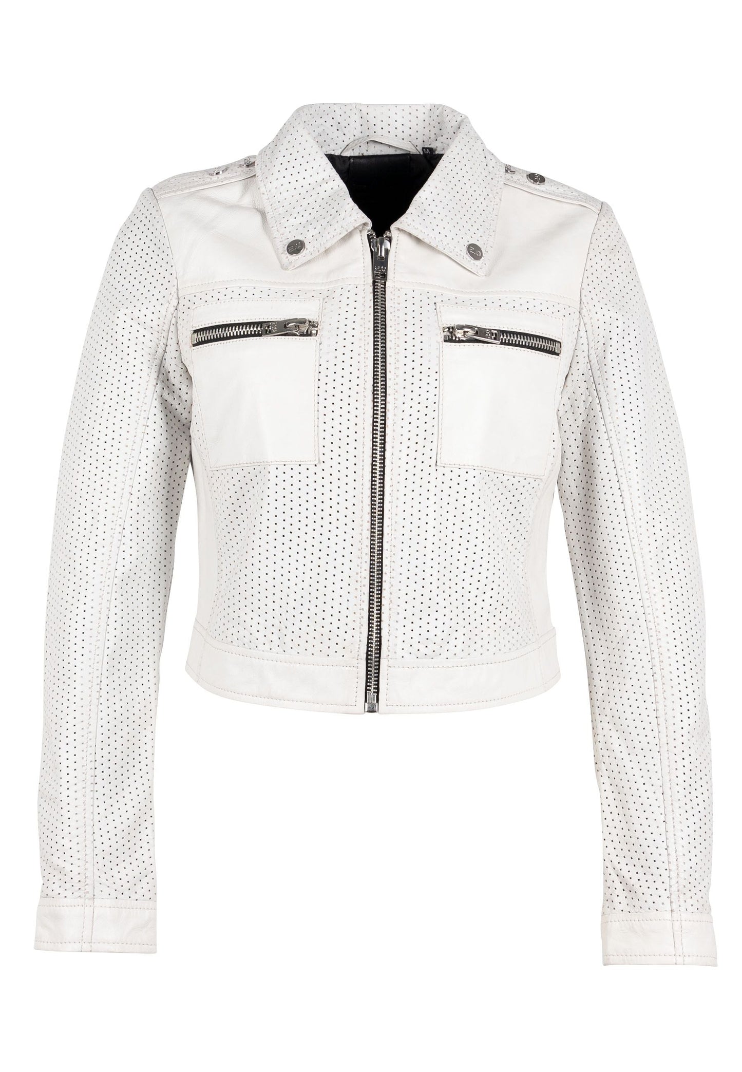 Shala RF Leather Jacket, White