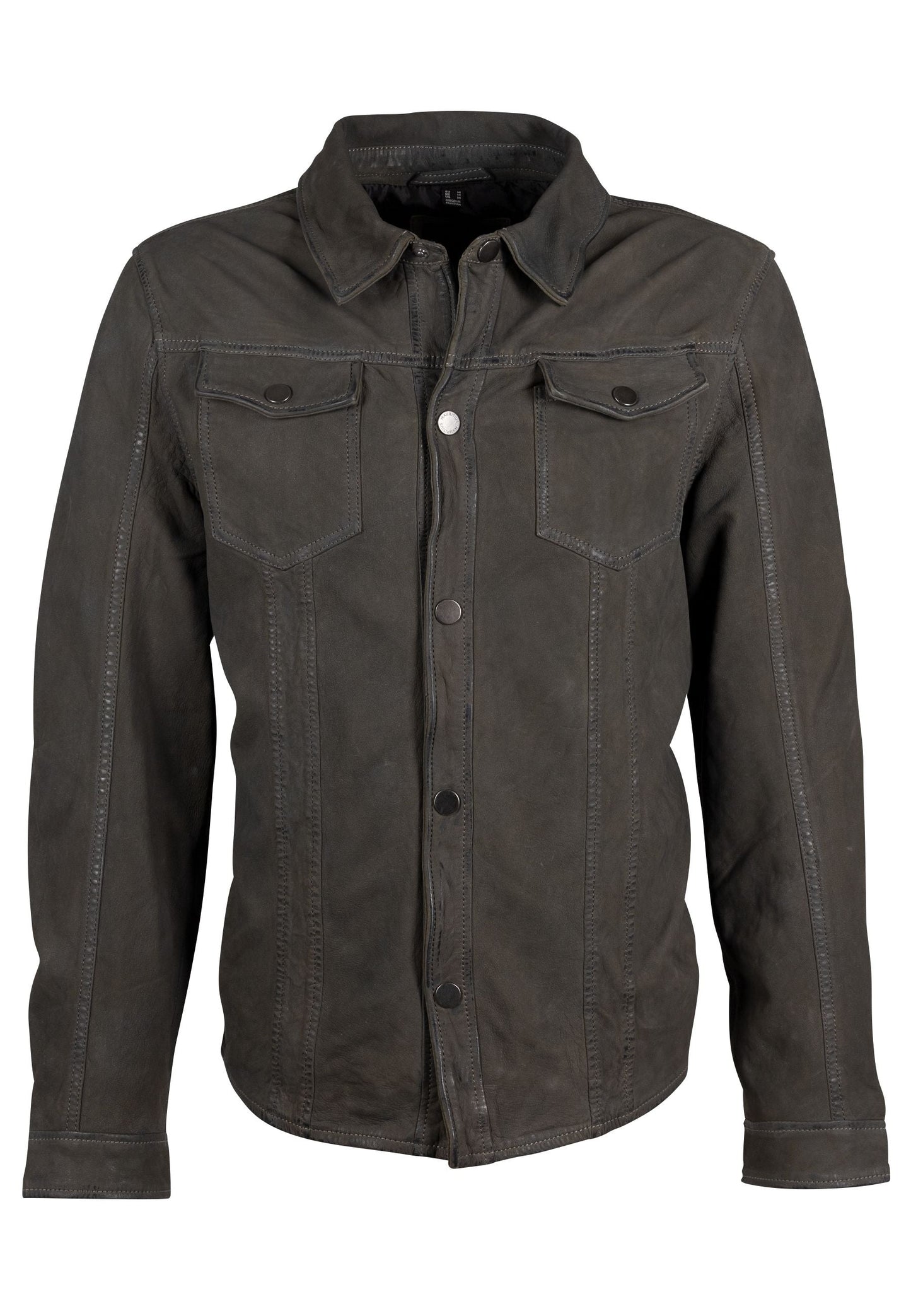 Sedro RF Leather Jacket, Khaki