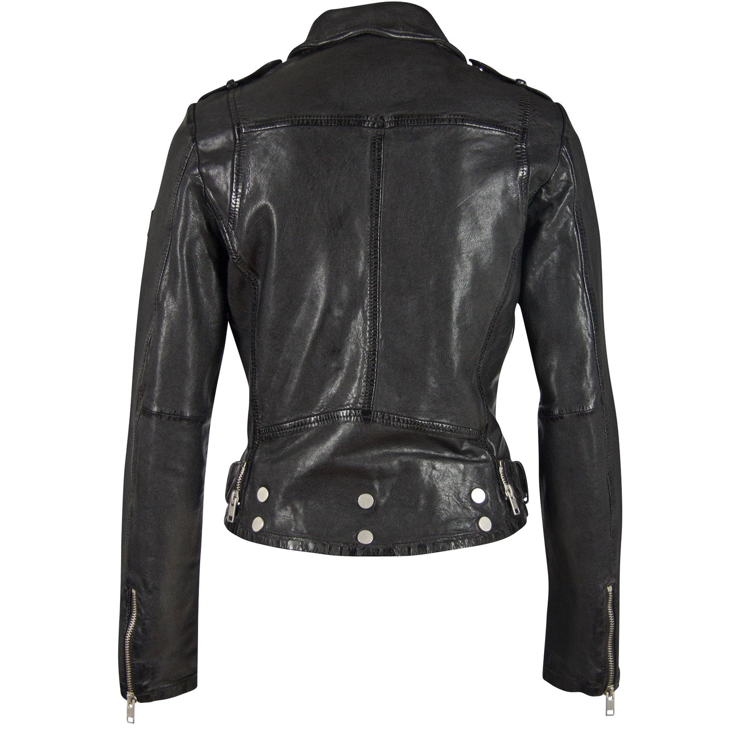 Wild RF Leather Jacket, Black