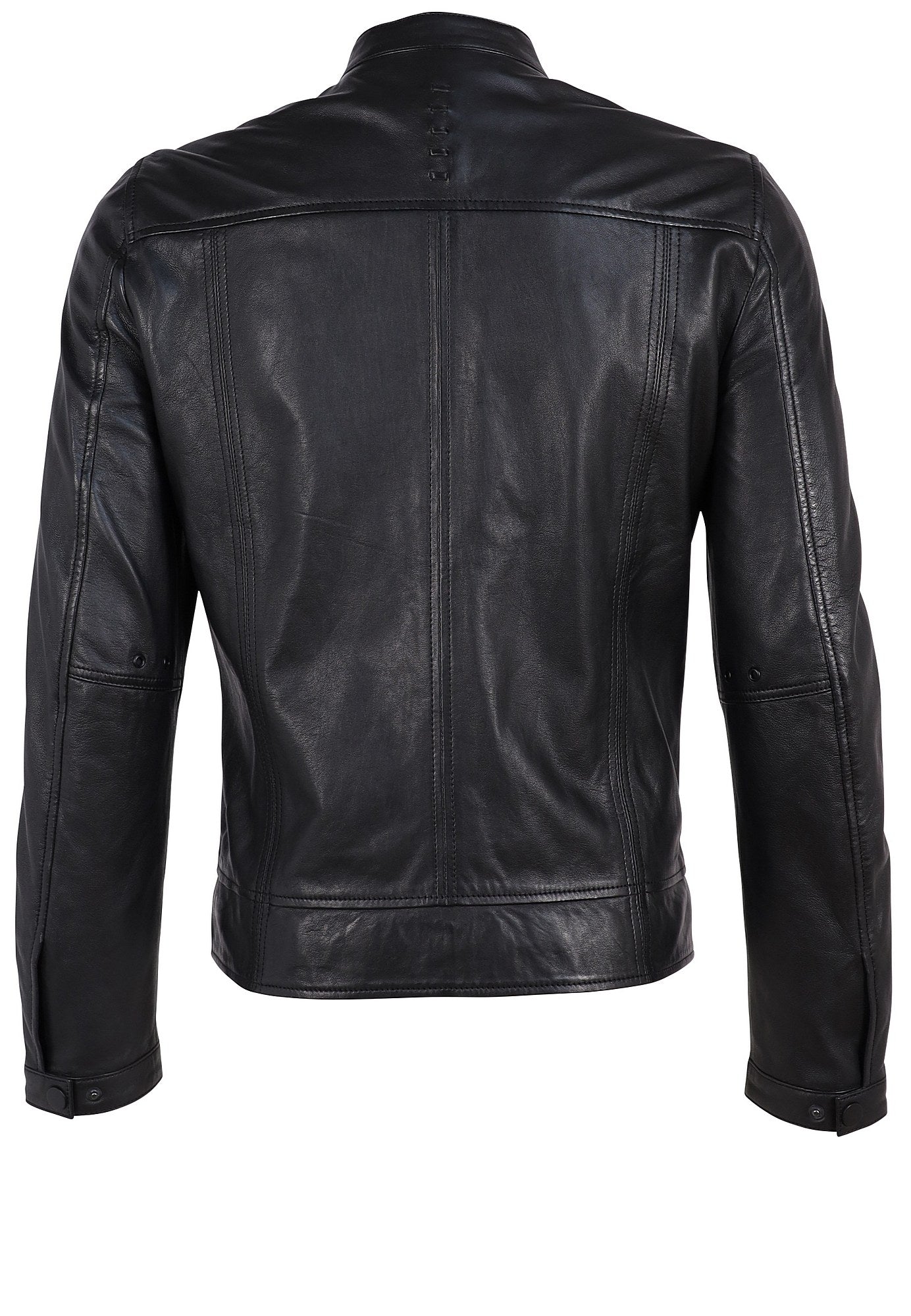 Abe RF Leather Jacket, Black
