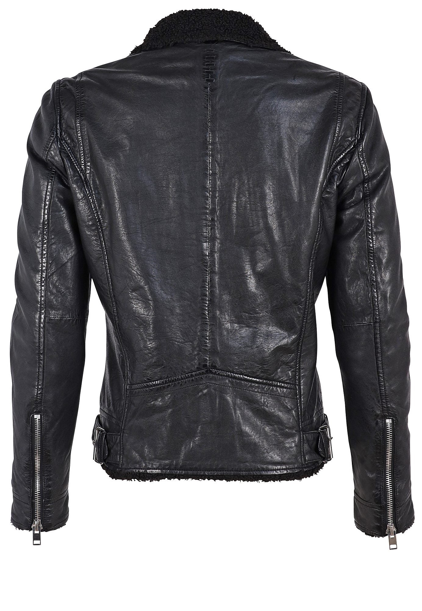 Coyn  Leather Jacket, Black