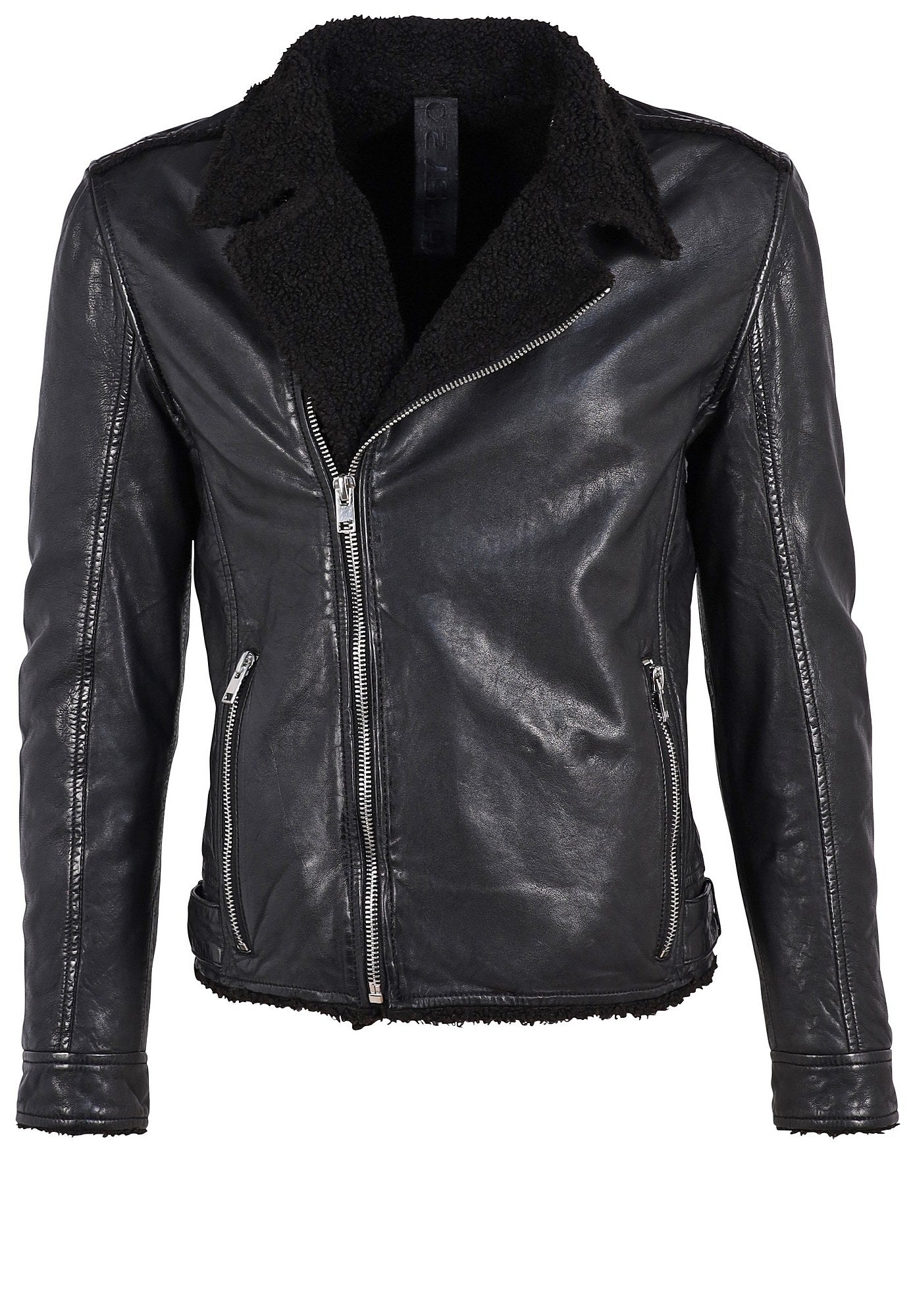 Coyn  Leather Jacket, Black