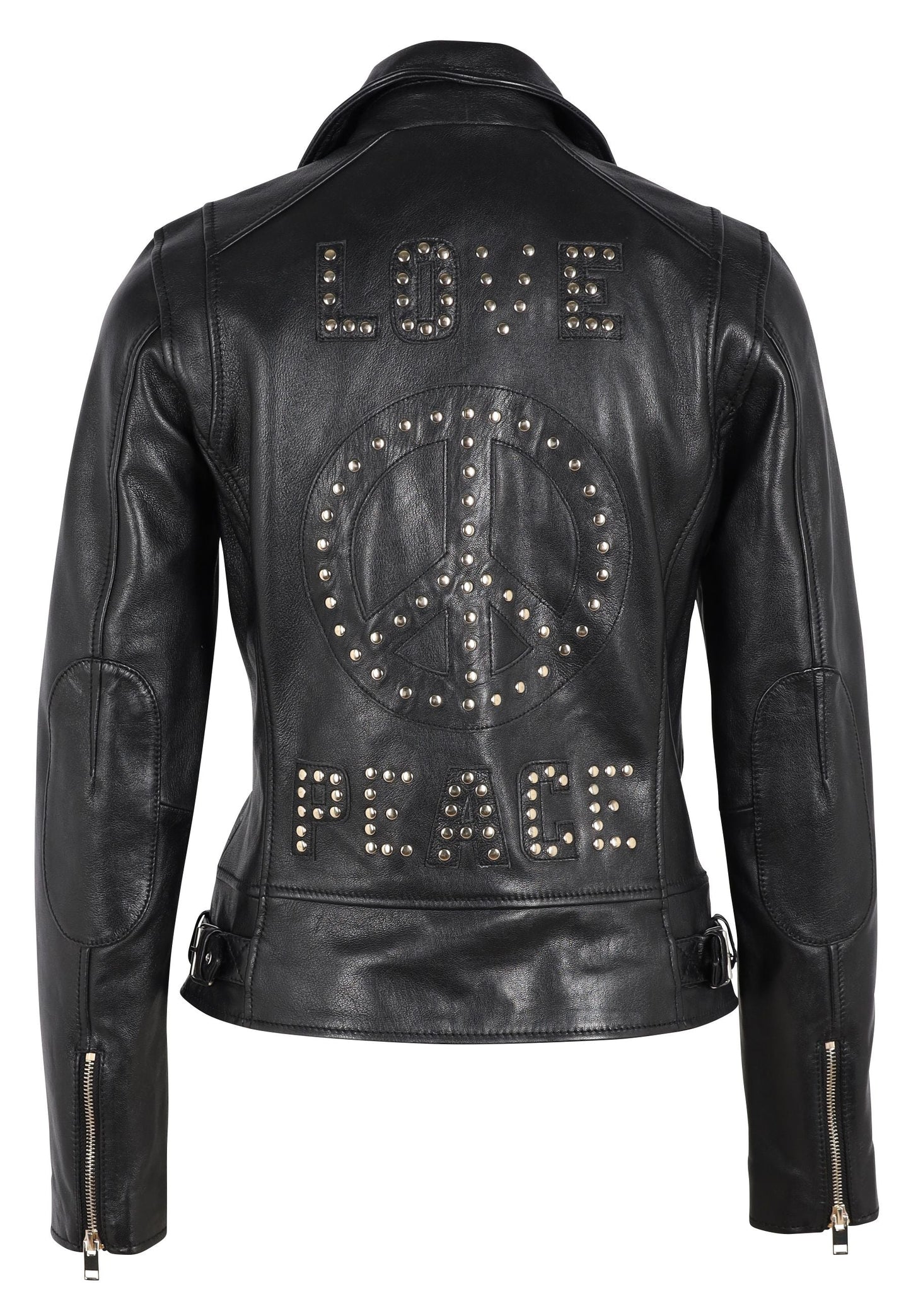 Traysie RF Leather Jacket, Black