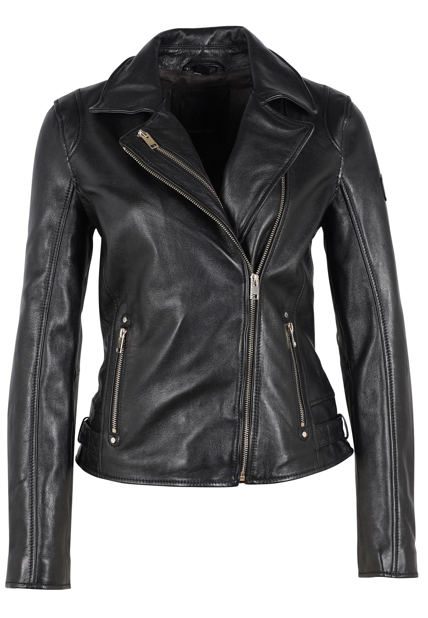 Traysie RF Leather Jacket, Black