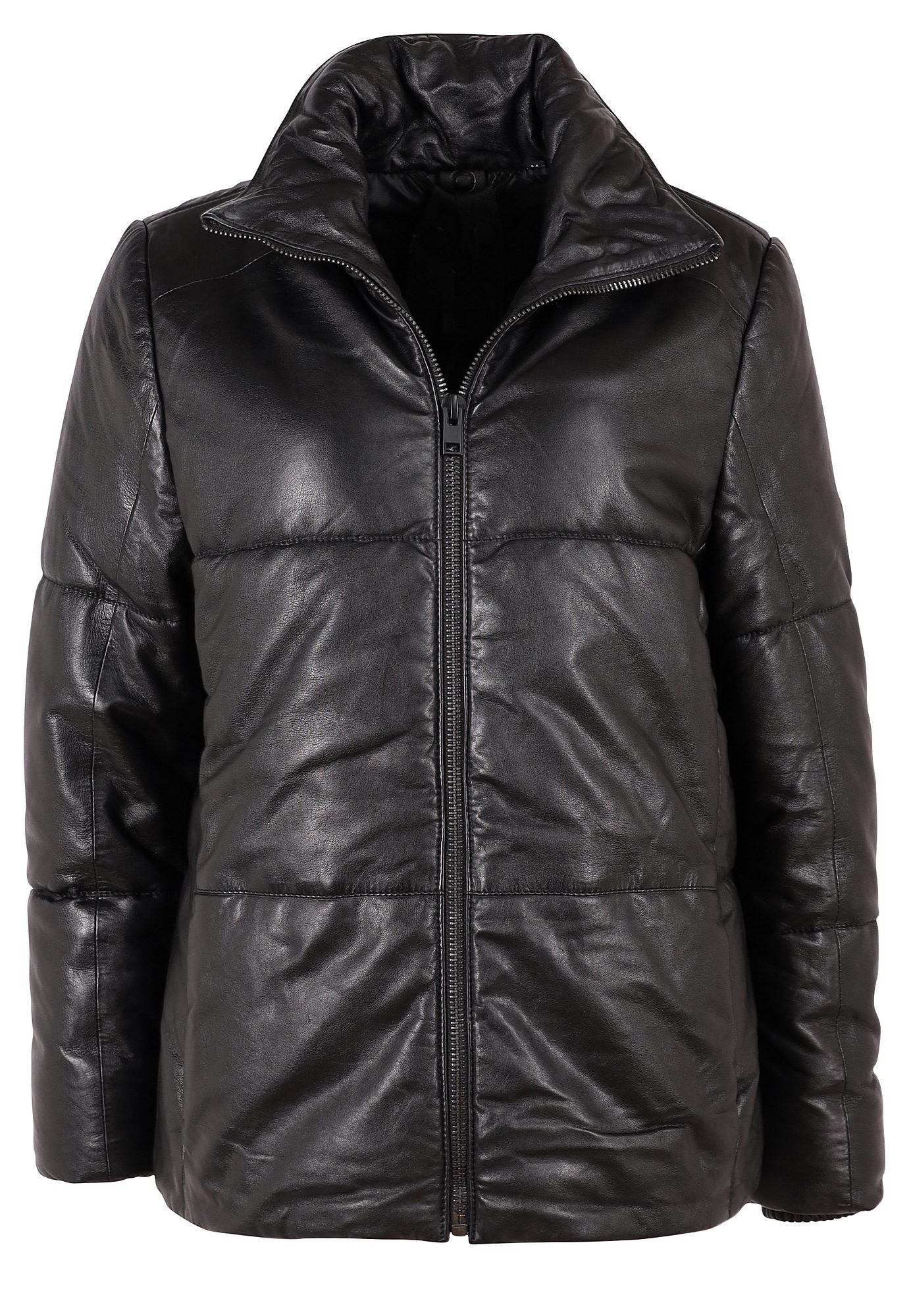 Evia CF Leather Jacket, Black