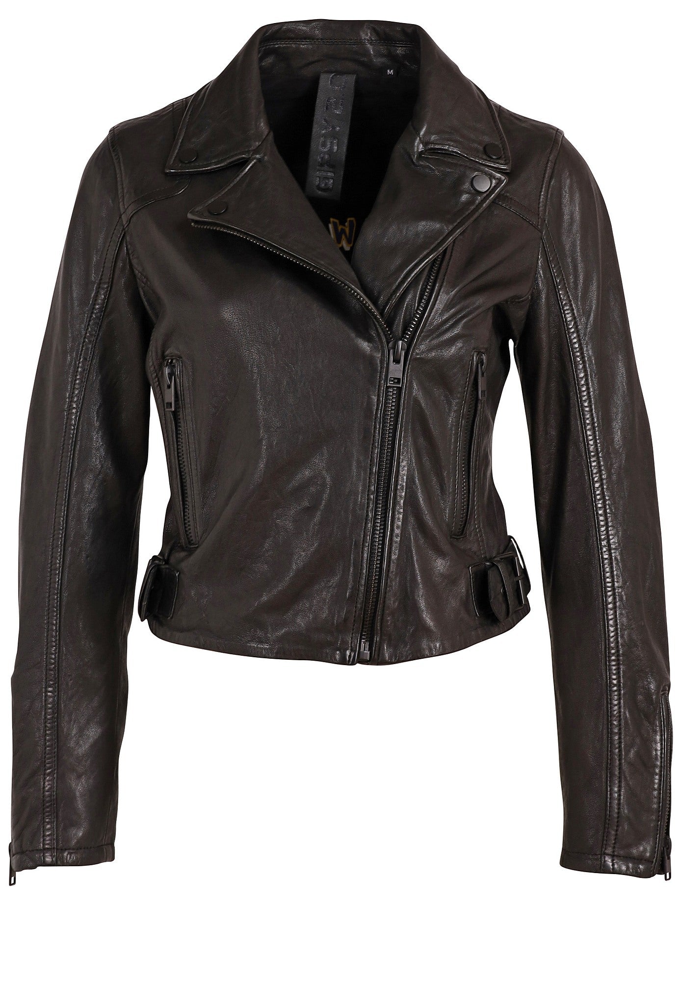 Bita RF Leather Jacket, Black