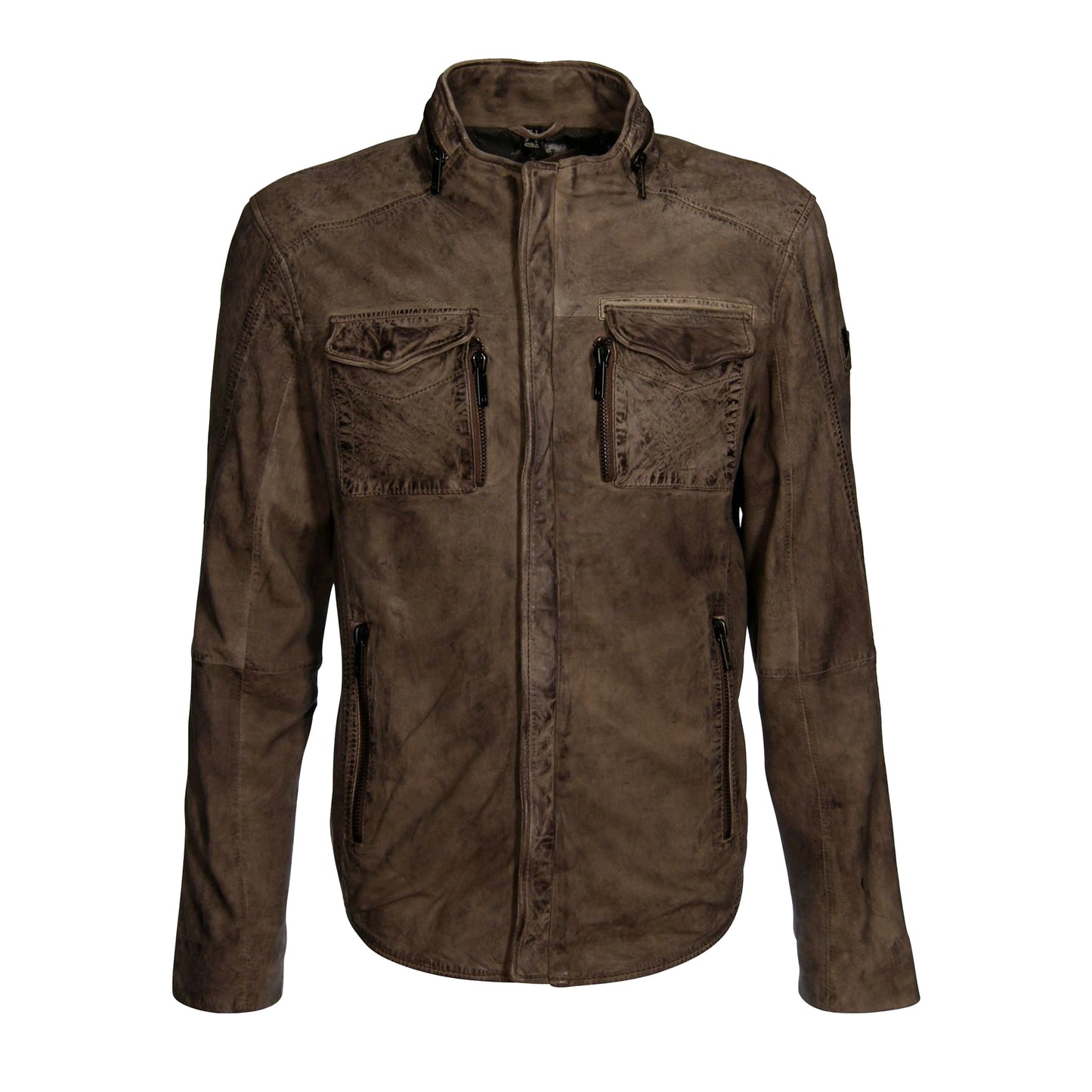 Cove RF Leather Jacket, Elephant