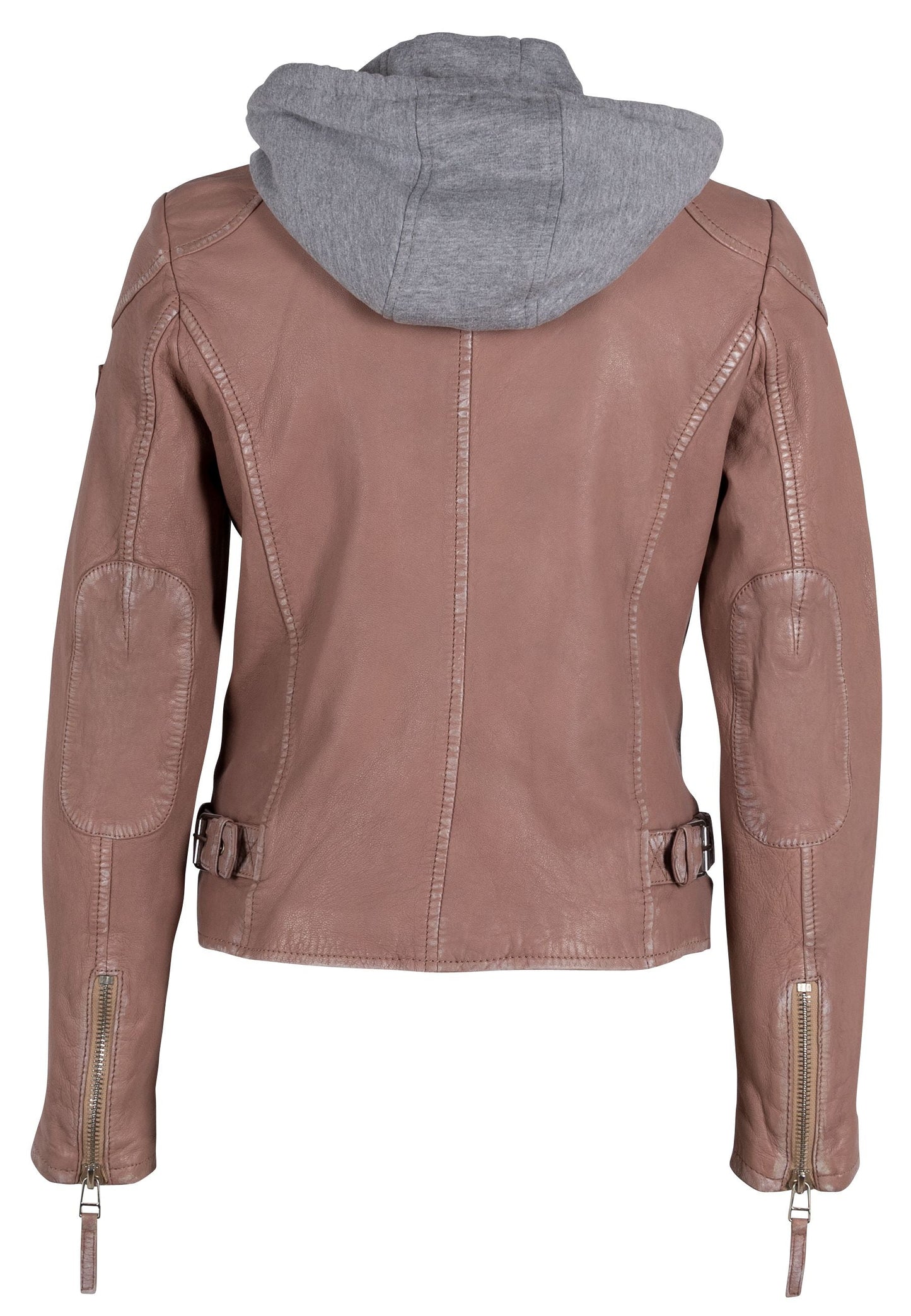 Finja RF Leather Jacket, Blush